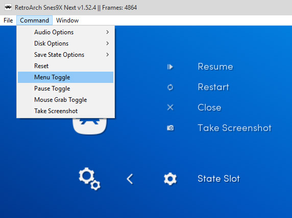 Quick Menu toggle