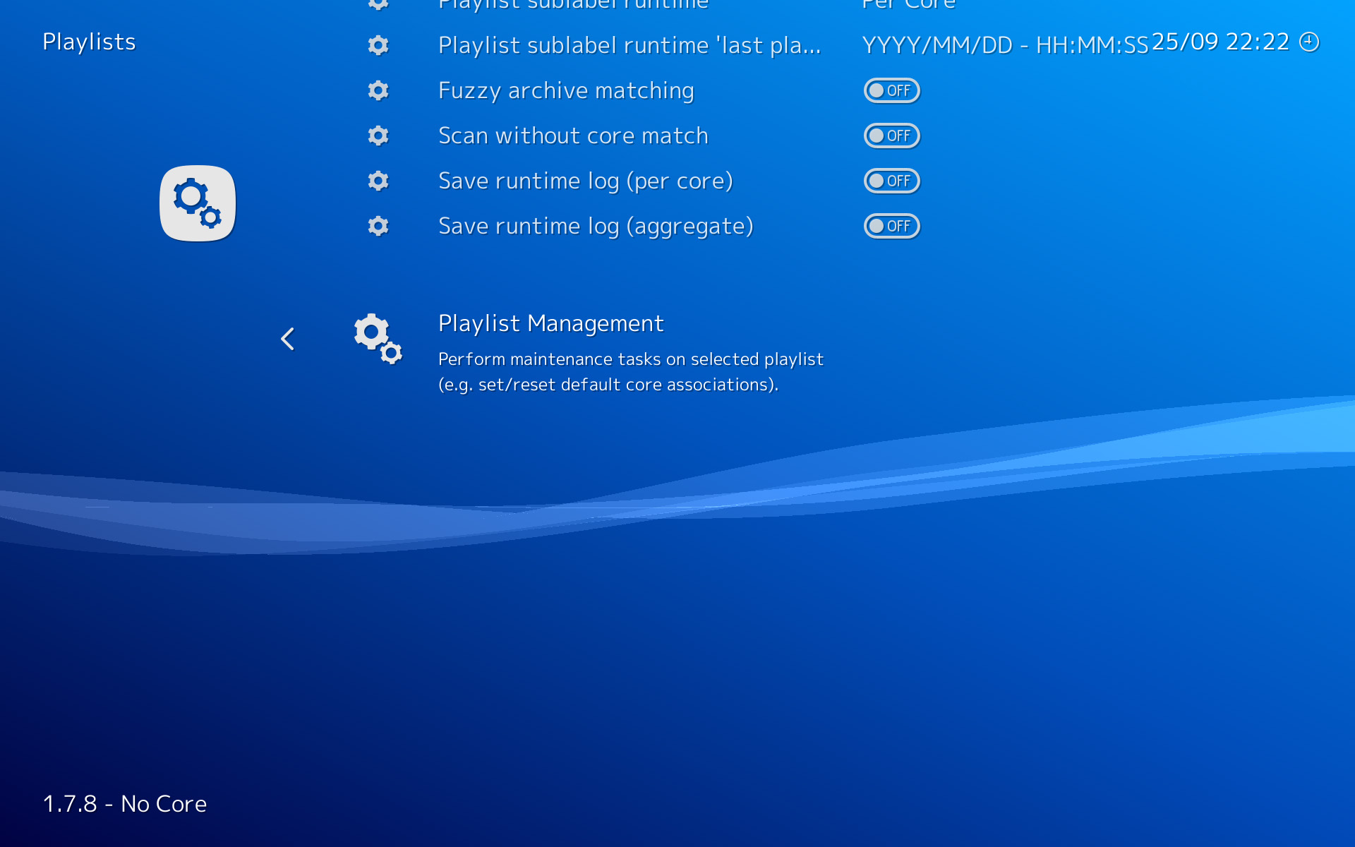 Playlist Default Core