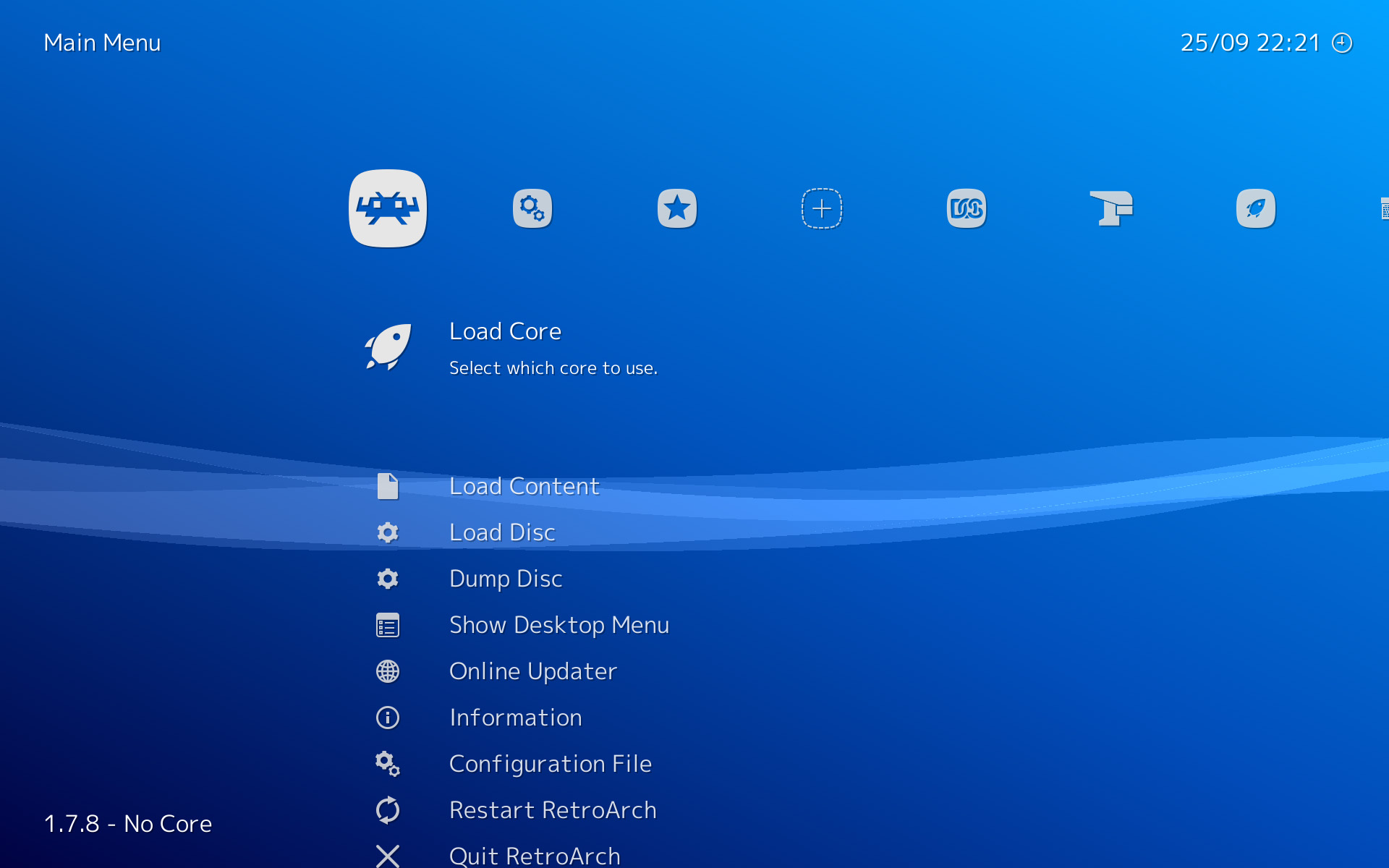 RetroArch XMB