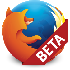 Firefox Beta logo